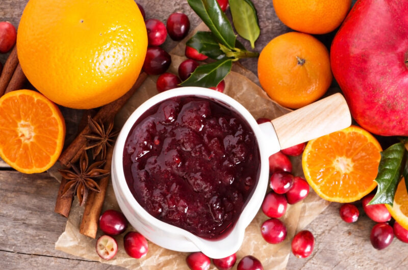 Debra’s Cranberry Sauce with Grand Marnier